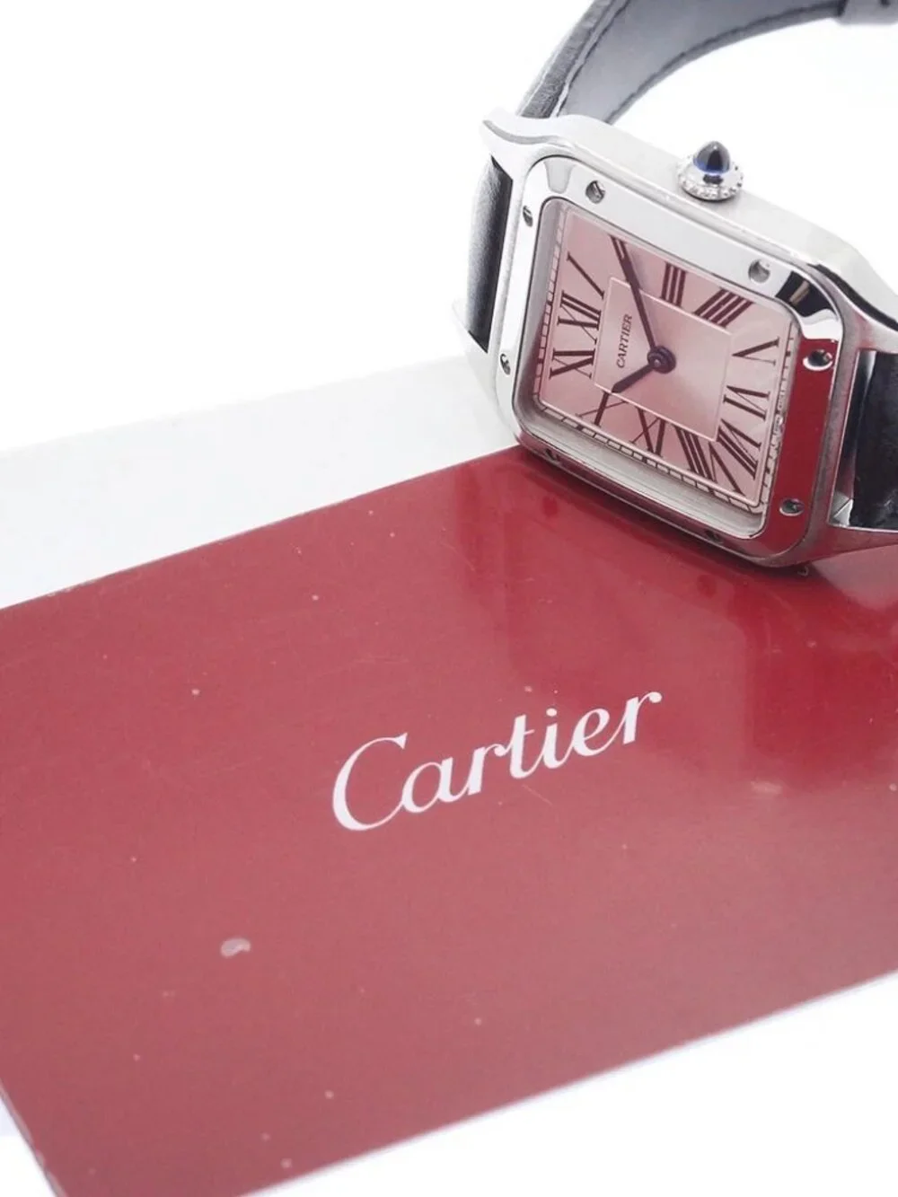 CARTIER Santos Dumont SM WSSA0023 Silver Dial Quartz Ladies Watch_963330